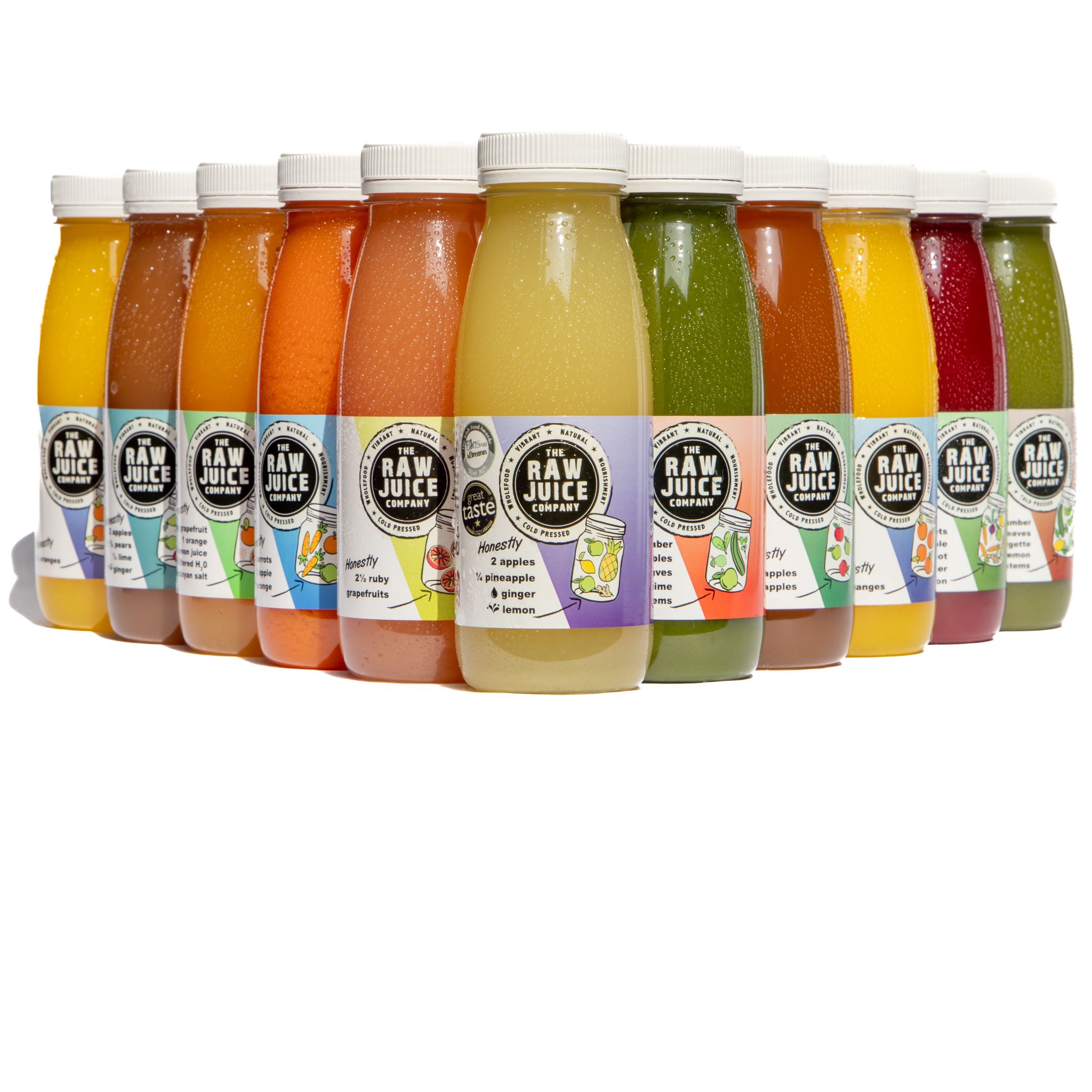 Raw Juice Company, Ginger Juice, Lemon Juice, Pineapple Juice Raw